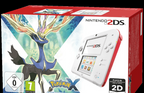 Konsole weiß-rot Pokemon X Edition + Netzteil — weiß-rot Pokemon X Edition
