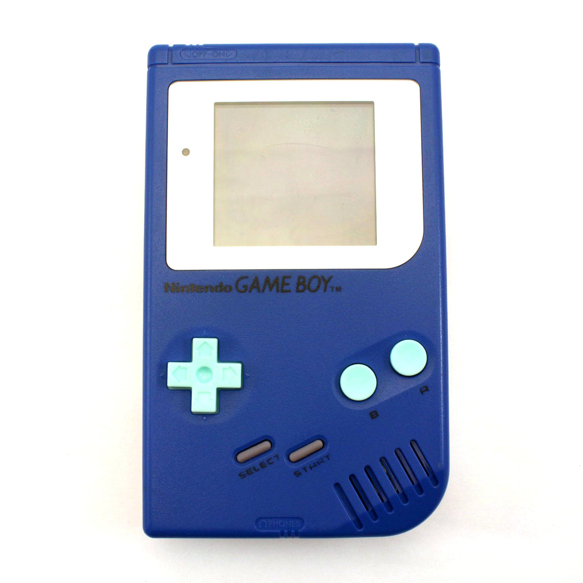 Konsole Blutspritzer-Blau + ProSound Mod + Backlight blau + Display silber