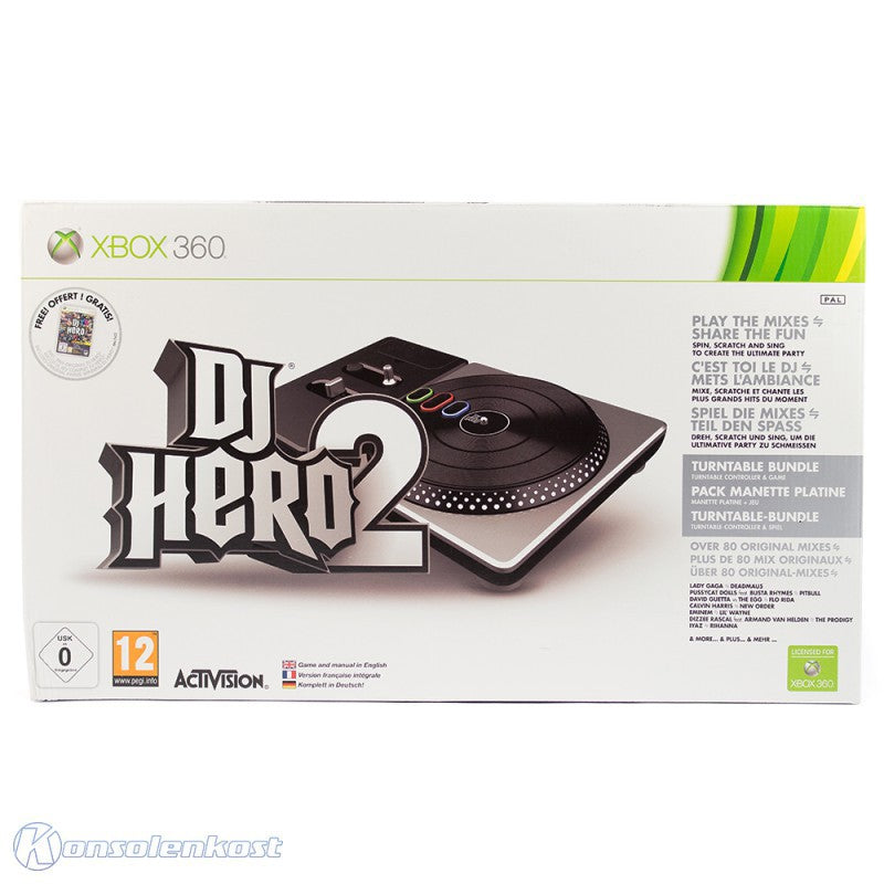 DJ Hero 2 + Turntable