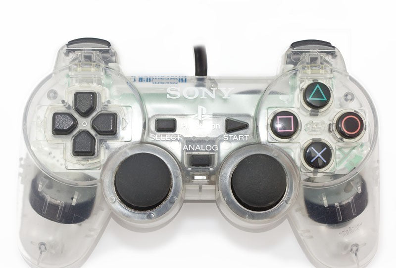 Original Dualshock 2 Controller SCPH-10010 Crystal transp. [Sony]