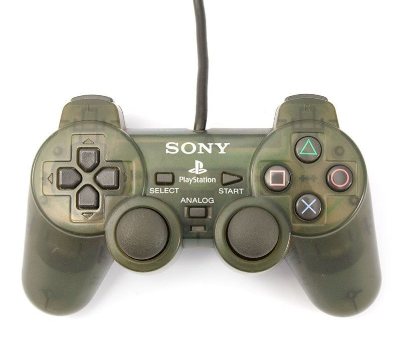Original Dualshock 2 Controller SCPH-10010 dunkelgrün-transp.