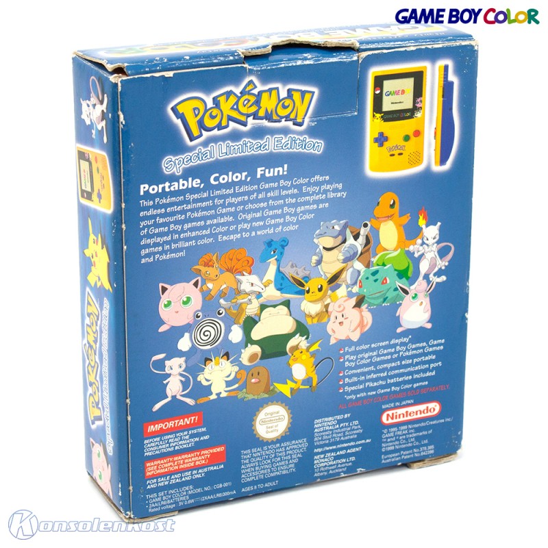 Konsole #Pokemon Special + Pokemon Batterien (AU) — Limited Edition