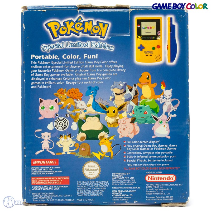 Konsole #Pokemon Special + Pokemon Batterien (AU) — Limited Edition