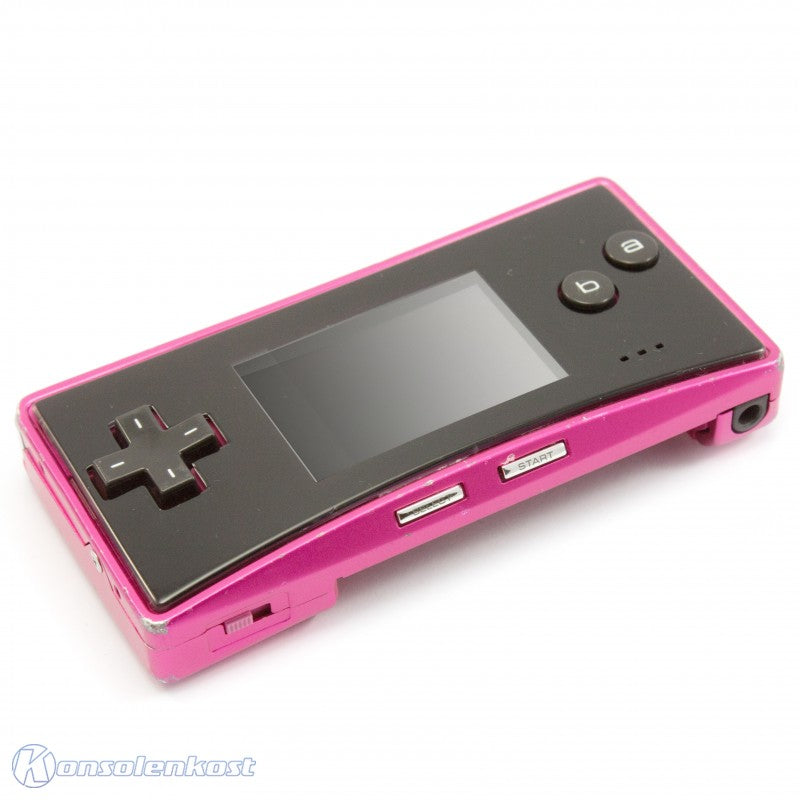 Konsole pink mit schwarzem Faceplate + Netzteil