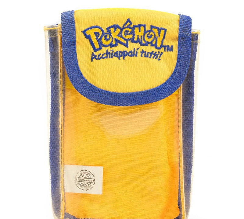 Original Pokemon Tasche / Carry Case / Travel #gelb-transp. Acchiappali tutti! [Nintendo]