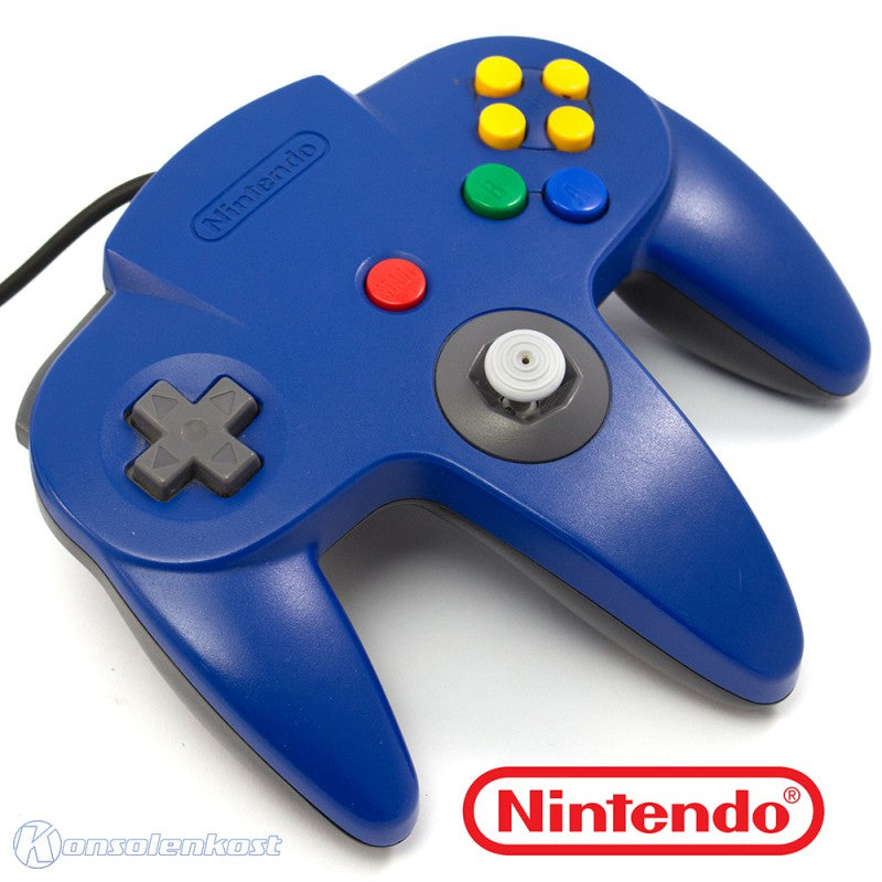 Original Nintendo Controller blau-schwarz NUS-005