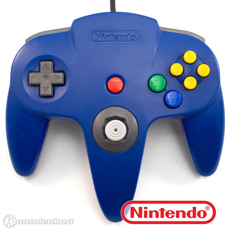 Original Nintendo Controller blau-schwarz NUS-005