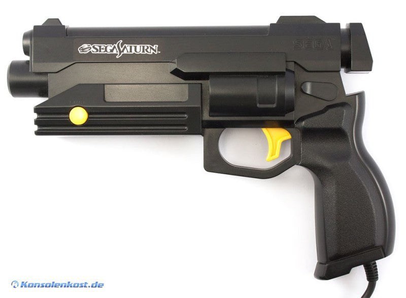 Original Virtua Gun / Lightgun / Pistole / Light Phaser HSS-0122 schwarz [Sega]