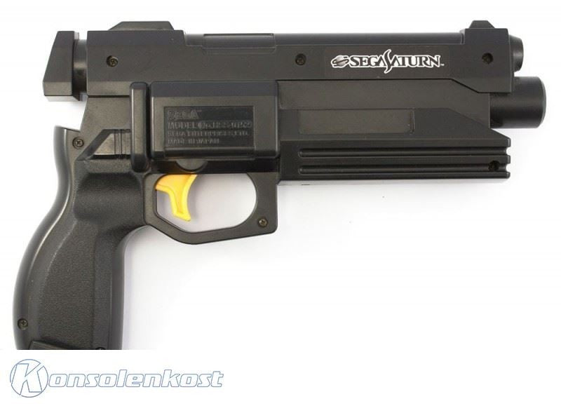 Original Virtua Gun / Lightgun / Pistole / Light Phaser HSS-0122 schwarz [Sega]