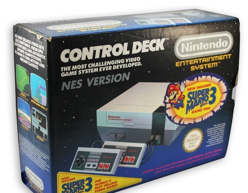 Konsole Super Mario Bros. 3 Bundle + Spiel + 2 Original Controller