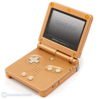 Konsole GBA SP bronze-orange Custom Case + Netzteil