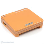 Konsole GBA SP bronze-orange Custom Case + Netzteil