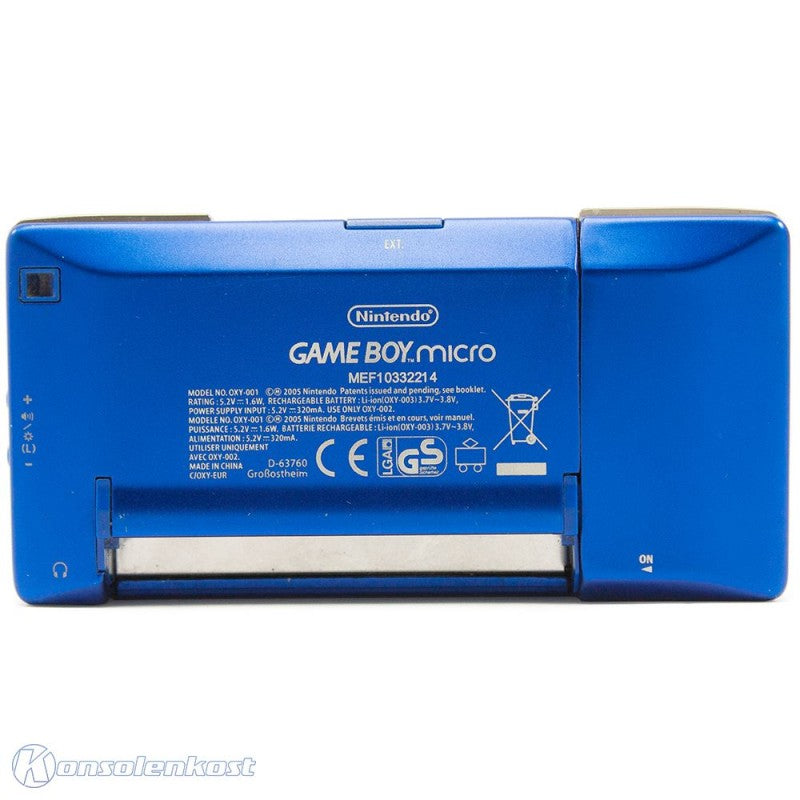 Konsole blau mit GB Classic Faceplate + Netzteil