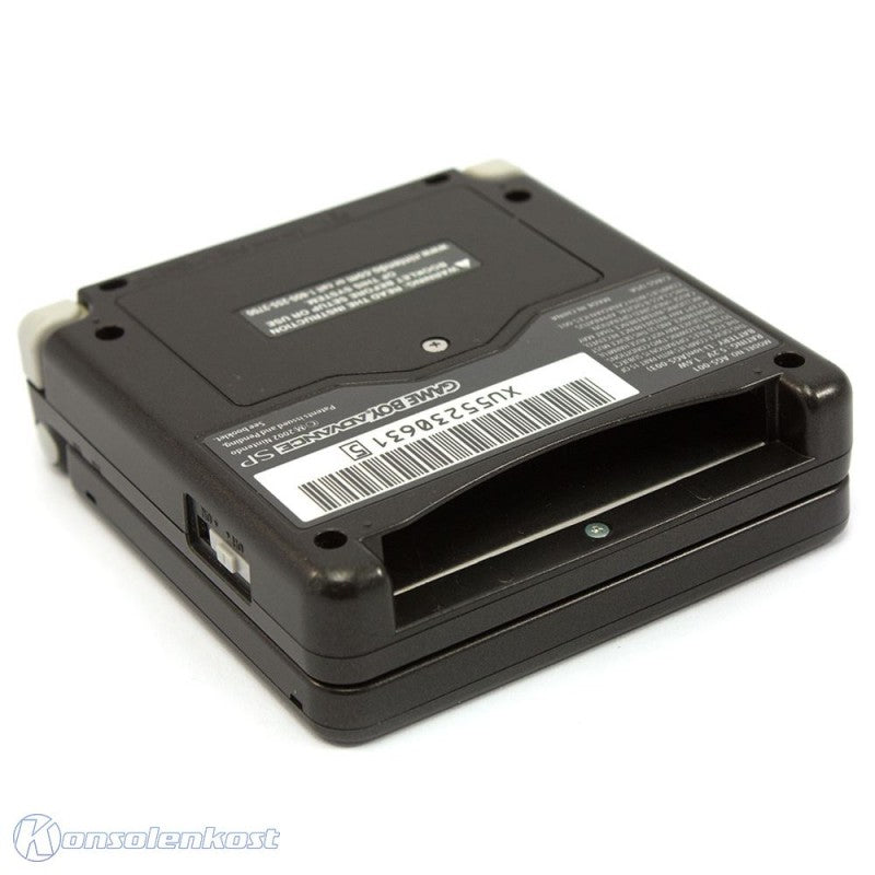 Konsole GBA SP schwarz Who Are You Edition + Netzteil — schwarz Who Are You Edition