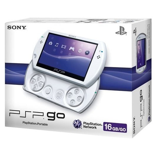 Konsole PSP GO Pearl White / weiß + Netzteil