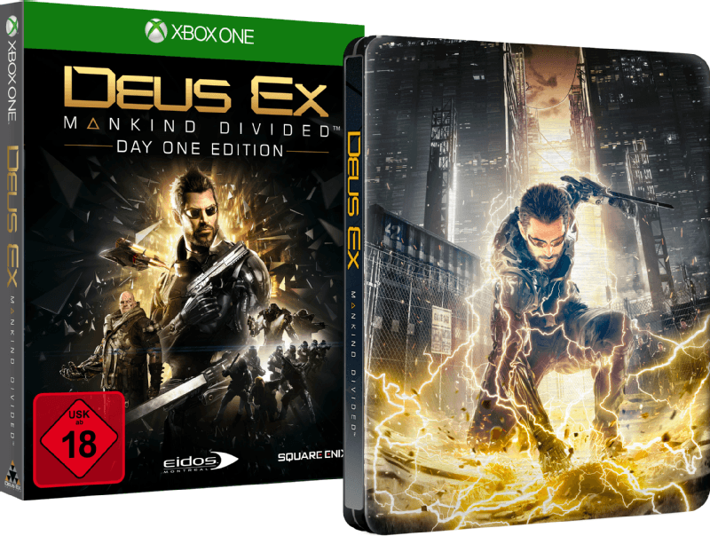 Deus Ex: Mankind Divided Day One Edition (DE) — Steelbook