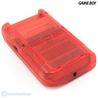 Konsole Classic DMG-01 Custom Case rot-transp. + Pokemon / Pikachu Display