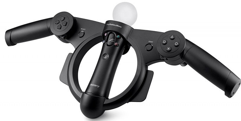 Original Move Controller Aufsatz: Lenkrad / Racing / Steering Wheel