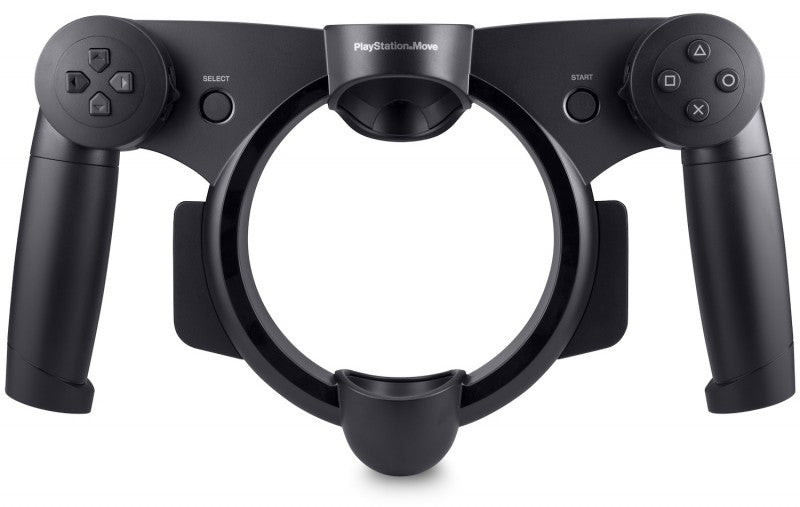 Original Move Controller Aufsatz: Lenkrad / Racing / Steering Wheel