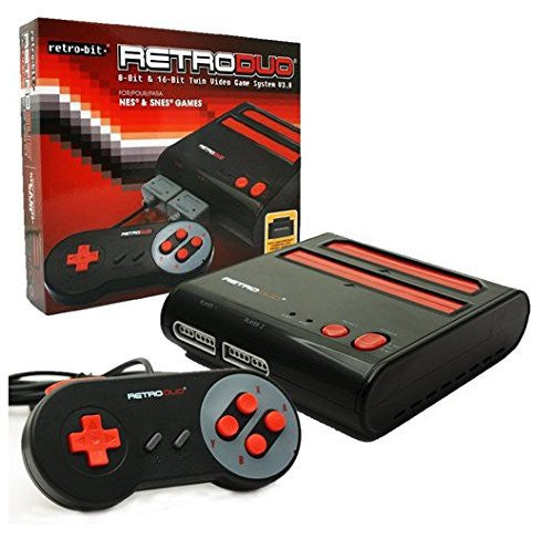 RetroDuo Twin System V3.0 schwarz-rot [Retro-bit] (US)