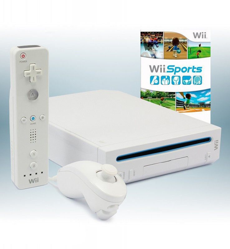 Konsole Sports Pak + Wii Sports + Original Remote + Zubehör