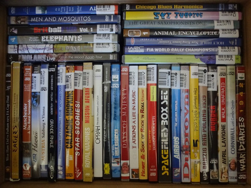 40 diverse DVD's: Dokus/Sport/Musik/Biografien etc.
