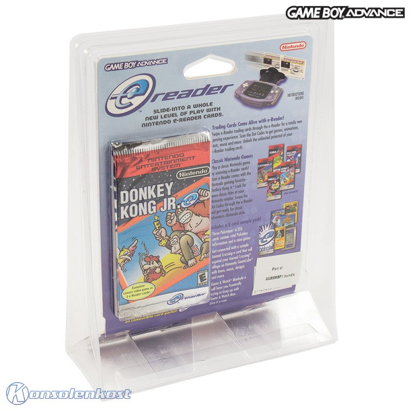 E-Reader Bundle: Konsole GBA Clear Blue Glacier + E-Reader + Spiel + Karten