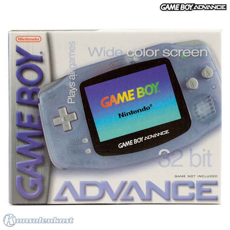 E-Reader Bundle: Konsole GBA Clear Blue Glacier + E-Reader + Spiel + Karten