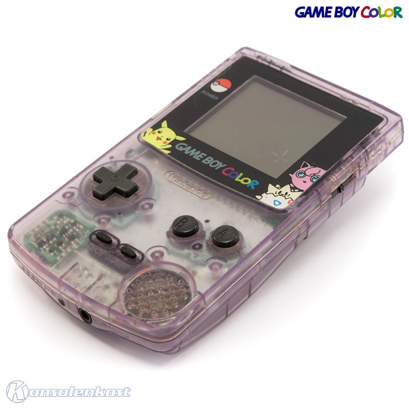 Konsole #Clear/Atomic Purple Custom Case Pikachu & Pokeball