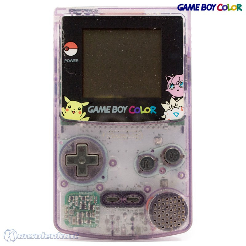 Konsole #Clear/Atomic Purple Custom Case Pikachu & Pokeball