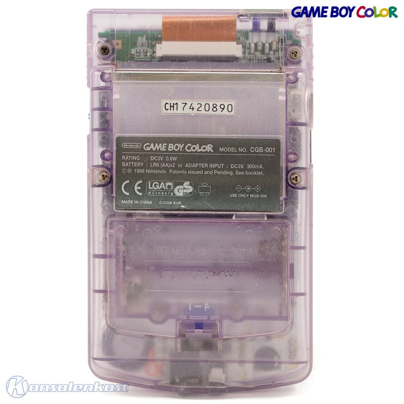 Konsole #Clear/Atomic Purple Custom Case Pikachu & Pokeball
