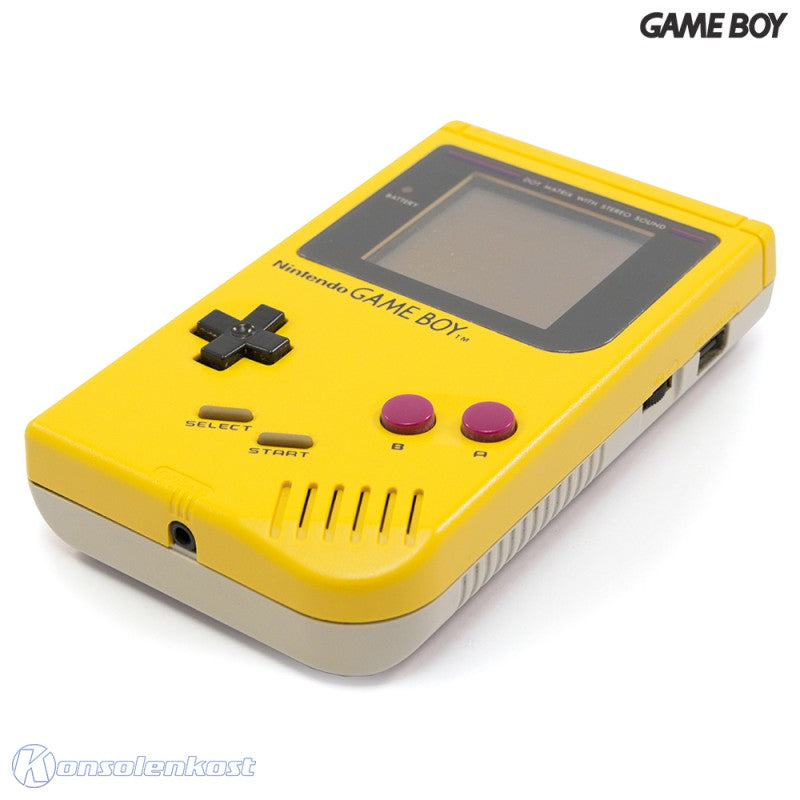 Konsole Classic DMG-01 Custom Case gelb-grau
