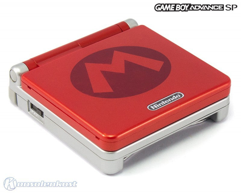 Konsole GBA SP Mario vs. Donkey Kong + Spiel + Netzteil