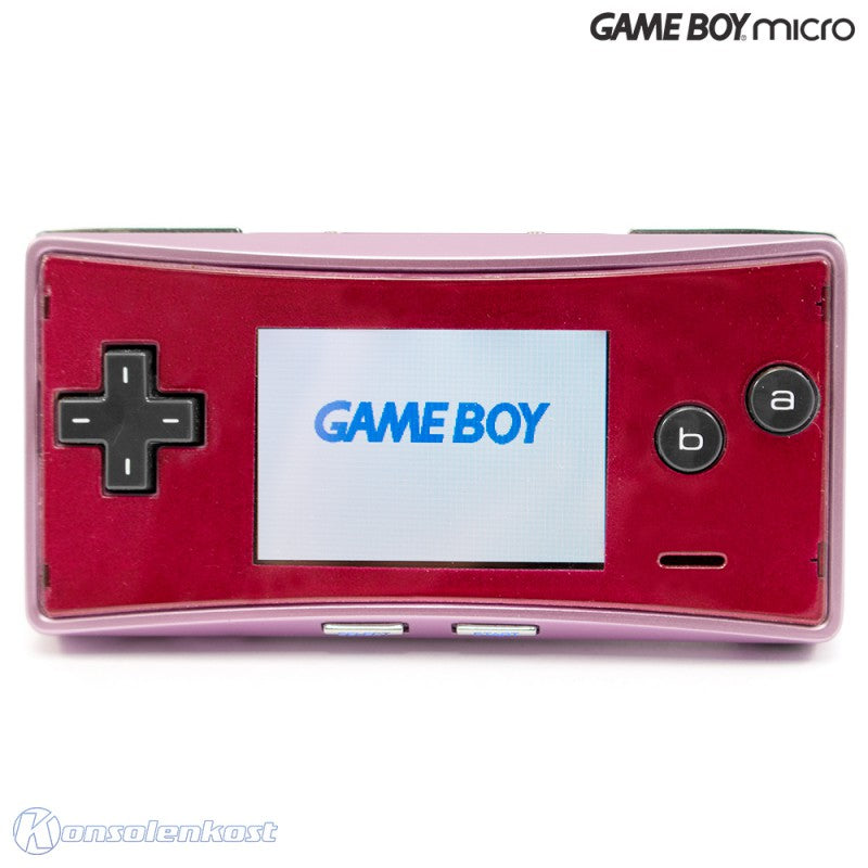 Konsole #lila mit pink/fuchsia Faceplate + Netzteil
