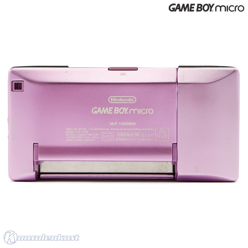 Konsole #lila mit pink/fuchsia Faceplate + Netzteil