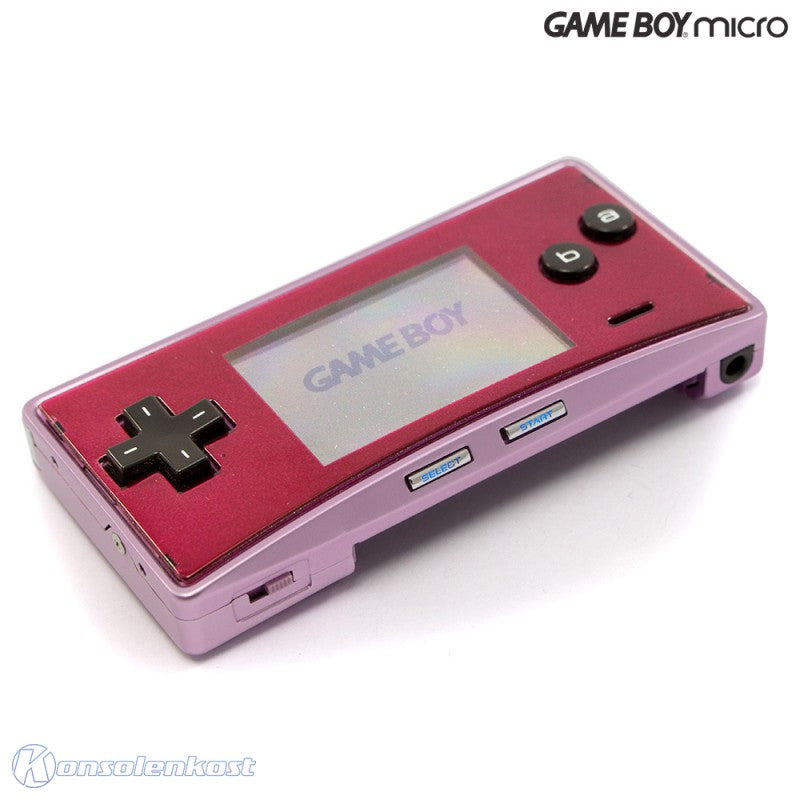 Konsole #lila mit pink/fuchsia Faceplate + Netzteil