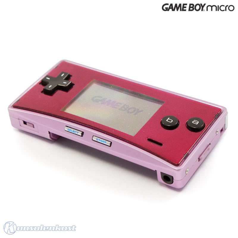 Konsole #lila mit pink/fuchsia Faceplate + Netzteil