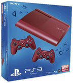Konsole Super Slim 500GB rot + 2 Original Controller