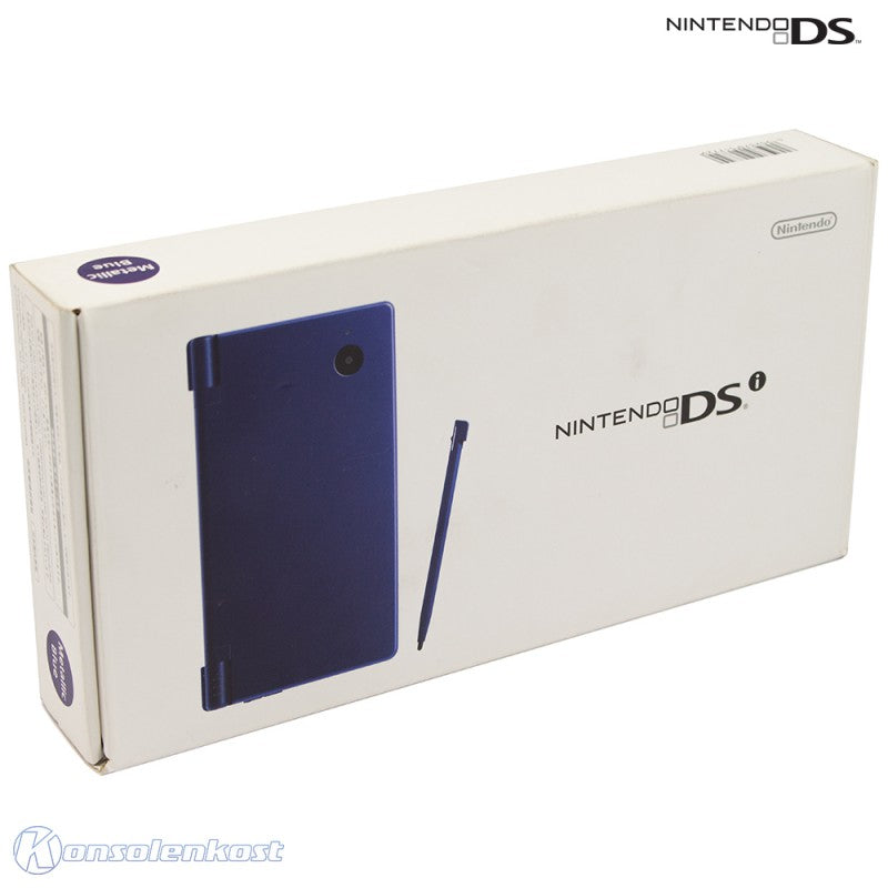 Konsole DSi blau / Metallic + Netzteil (JP)