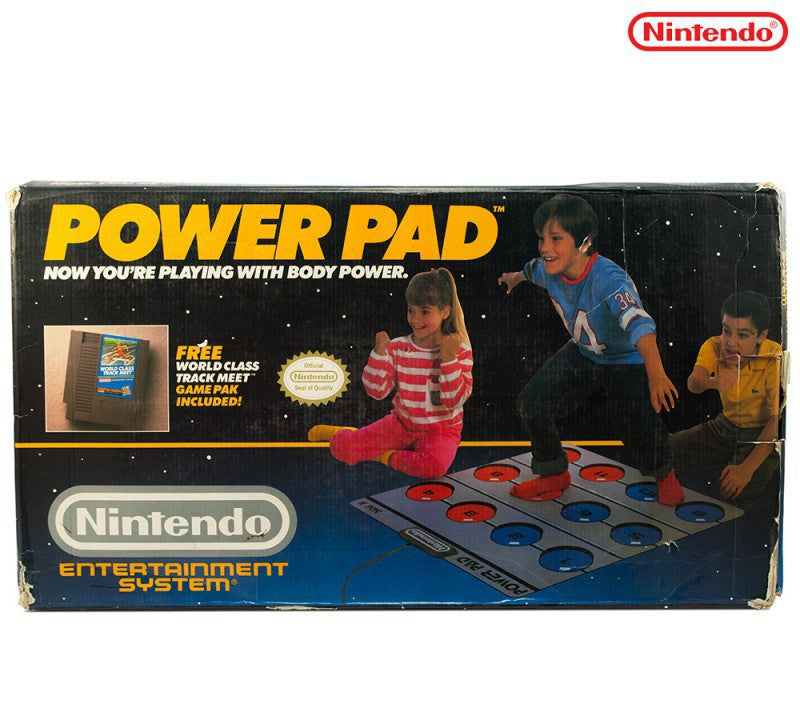 Original US Nintendo Power Pad NES-028 + World Class Track Meet (US)