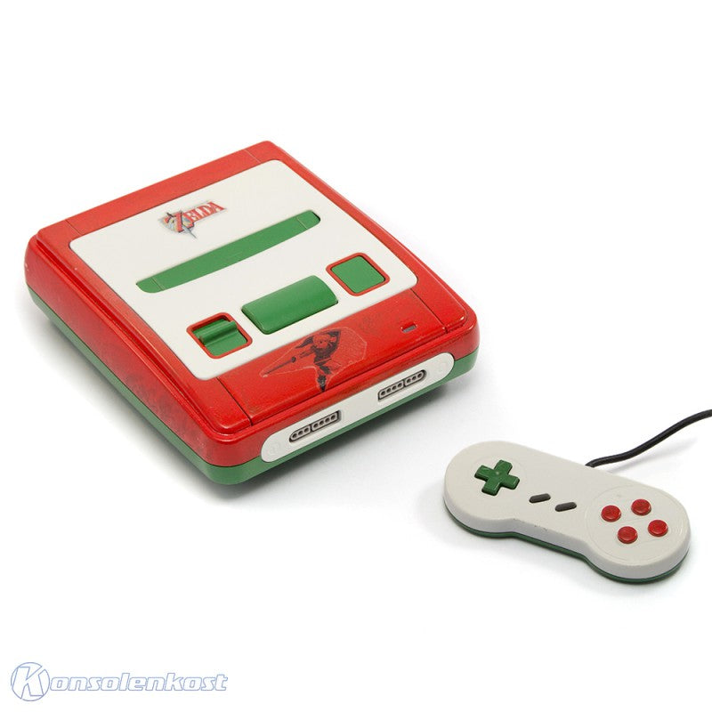 Konsole Custom Design Legend of Zelda + Original Controller + Zubehör