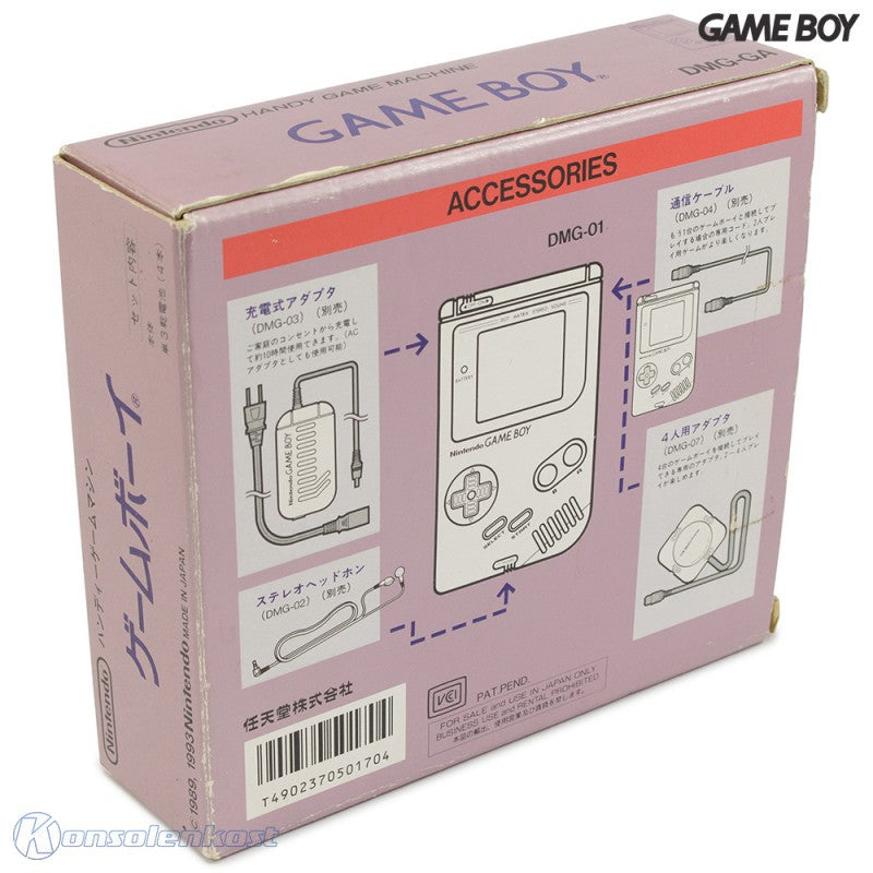 Konsole Classic DMG-01 grau / mit rosa OVP (JP)