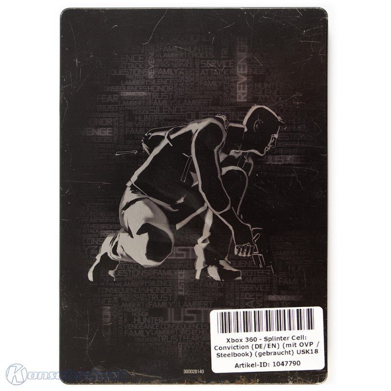 Splinter Cell: Conviction (DE) — Steelbook