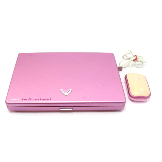 V-Tech Lerncomputer Konsole Glamour Laptop E + Maus + Zubehör pink