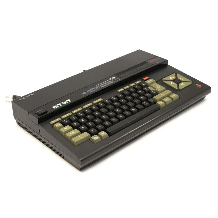 MSX Konsole Hit Bit 75D + Joystick + Zubehör [Sony]