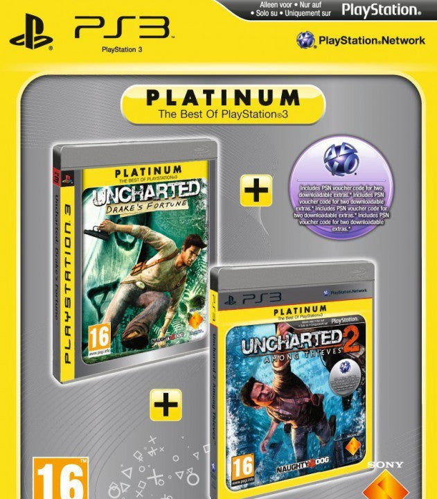 2 in 1 - Uncharted: Drakes Schicksal / Drake's Fortune + Among Thieves