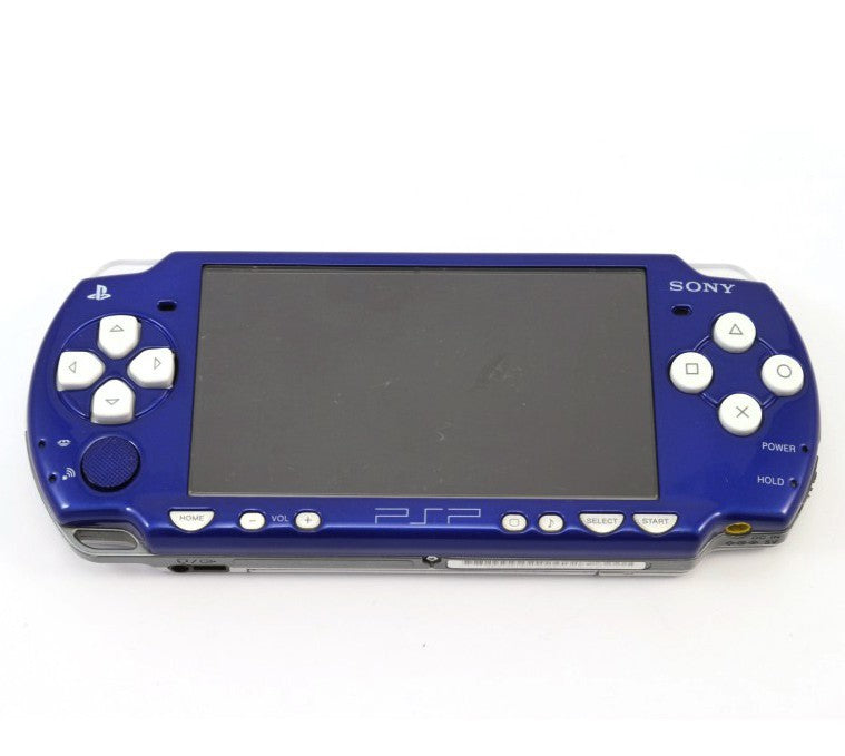 Konsole Slim & Lite 2000er Custom Mod blau-silber + Netzteil