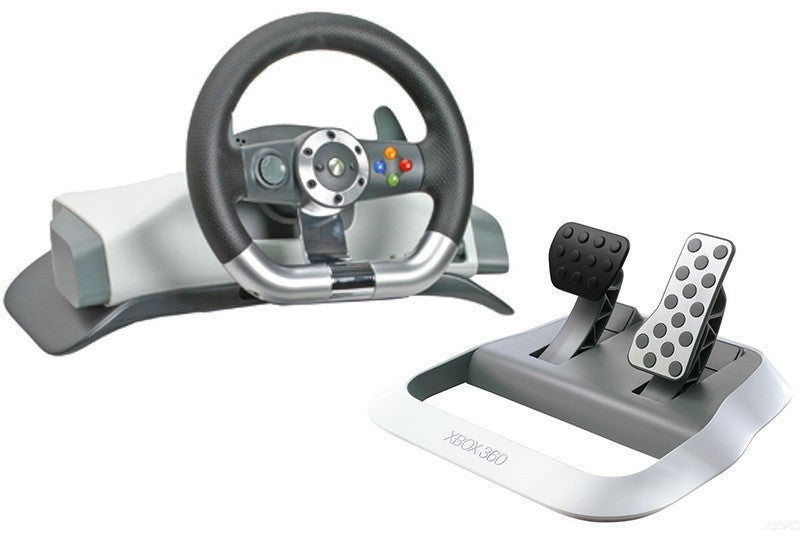 Original Lenkrad / Racing / Steering Wheel mit Pedale [Microsoft]