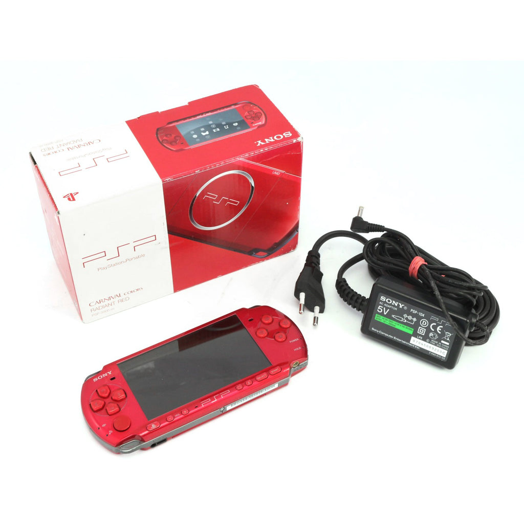 Konsole Slim & Lite 3000 Radiant Red / rot + Netzteil (JP)