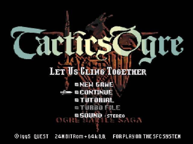 Tactics Ogre: Let Us Cling Together (JP)